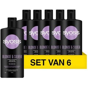 Aanbieding: Syoss Blonde & Silver Shampoo (6 flessen - 440 ml)