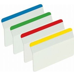 Post-it Index Strong 4 x Index Gebogen Assorti (4 blokken x 6 indexen)