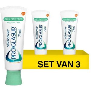 Aanbieding: 3x Sensodyne Proglasur Multi-Action fresh & clean tandpasta (75 ml)