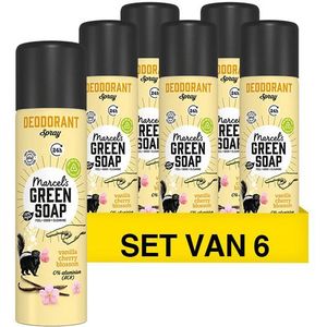 Aanbieding: Marcel's Green Soap deodorant spray Mimosa en Zwarte bes (6 deodorants - 900 ml)