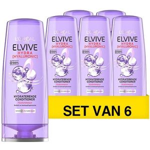 Aanbieding: L'Oreal Elvive Hydra Hyaluronic Conditioner (6 flessen - 200 ml)