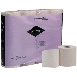 Hostess* Toiletpapier- 1 laag- 400 vel