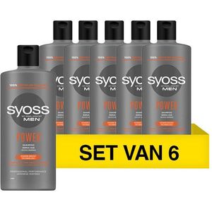 Aanbieding: Syoss Shampoo Men Power (6 flessen - 440 ml)