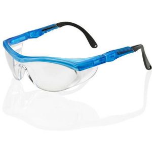 10 stuks - Pacific Handy Cutter Utah Veiligheidsbril- UV-Filter- Transparant / Blauw