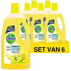 Aanbieding: 6x Dettol allesreiniger citrus (1 liter)