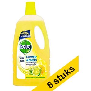 Aanbieding: 6x Dettol allesreiniger citrus (1 liter)