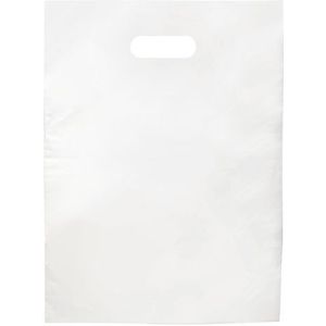 Generic Draagtas plastic wit wit (doos 500 stuks)
