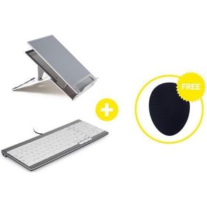 BakkerElkhuizen Homeworking Premium US/EUR met gratis mousepad (doos 3 stuks)