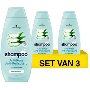 Aanbieding: 3x Schwarzkopf Anti-Roos shampoo (400 ml)