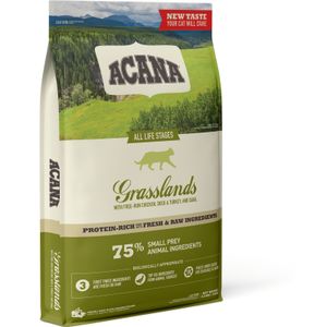 Acana Cat Grasslands Lam&Eend&Witvis - Kattenvoer - 4.5 kg