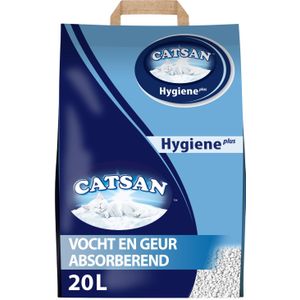 Catsan Hygiene Plus - Kattenbakvulling - 20 l