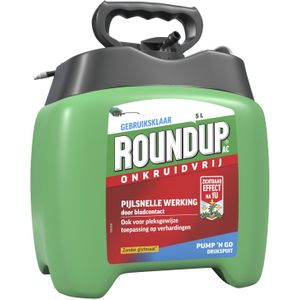 Round-Up Natural Gebruiksklaar - Zonder Glyfosaat - Pump 'N Go Drukspuit - Onkruidbestrijding - 5 l