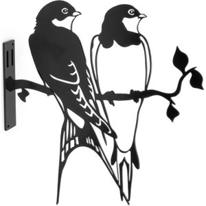 Wildbird Metal Bird Boerenzwaluw - Tuindecoratie - Zwart