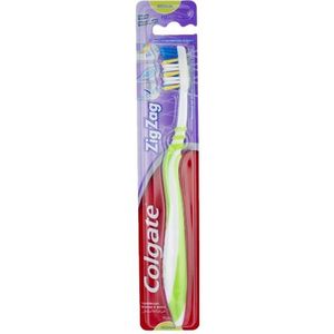 Colgate Zigzag Tandbørste - Medium - Grøn