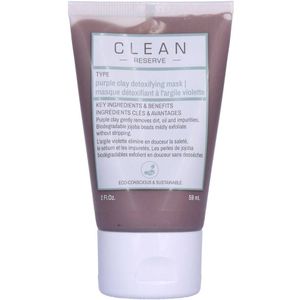 Clean Reserve - Hair & Body - Detoxifying Mask - 59 ml - Paars