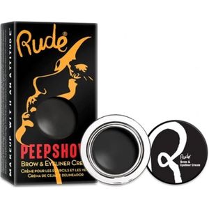 Rude Cosmetics Peep Show Brow & Eyeliner Cream Dark Side 88038 (U) 3 g