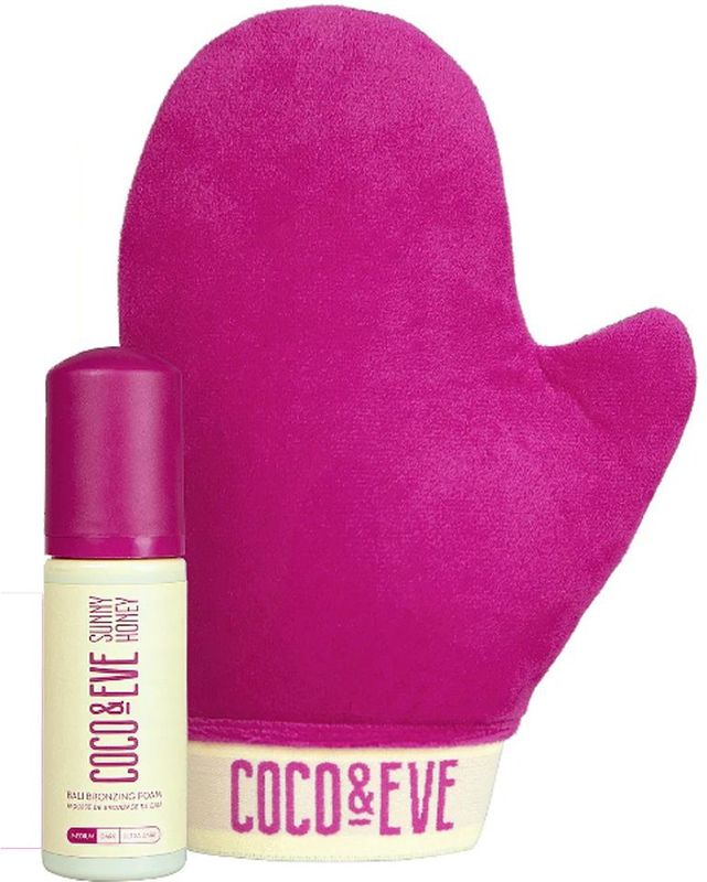 Coco & Eve - Sunny Honey Ultimate Glow Travel Kit - Zelfbruinende Mousse - 60 ml