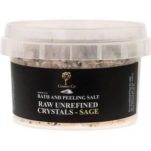 Cosmos Co Bath And Peeling Salt Raw Unrefined Crystals - Sage (U) 240 g
