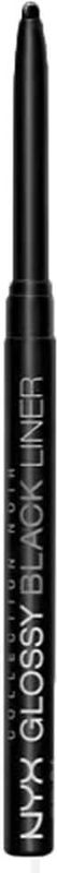 NYX Glossy Eyeliner Black Bel06 0 g