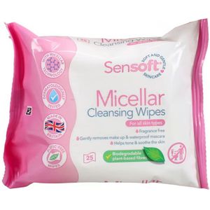 Sensoft Micellar Cleansing Skincare Wipes
