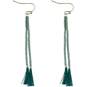 Everneed Nille Tassel øreringe Dusty Jade (U)