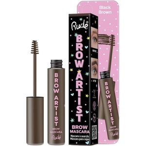 Rude Cosmetics Brow Artist Brow Mascara Black Brown 3 ml