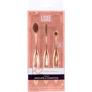 Luxe Studio Makeup Brush Set Face & Eyes K2  3 stk.