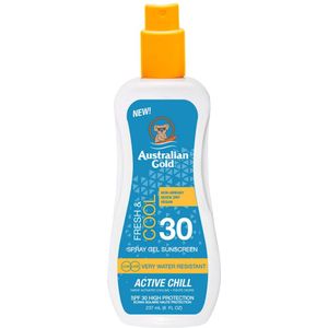 Australian Gold Fresh & Cool Spray Gel Sunscreen Active Chill SPF 30 237 ml