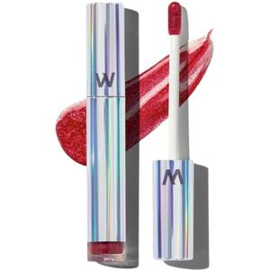 Wonderskin - Wonder Blading Top Gloss - Glitter - Rood - 4 ml