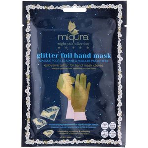 Miqura Glitter Foil Hand Mask  1 stk.