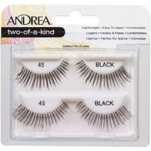 Andrea Two-Of-A-Kind Lashes Black 45  2 stk.