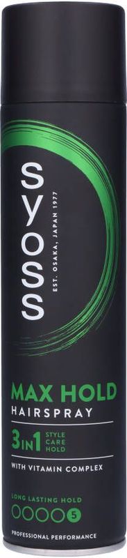 Syoss - Max Hold - Haarlak - Transparant - 400ml