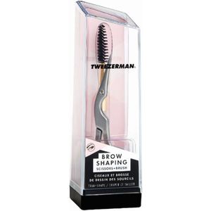 Tweezerman Brow Shaping Scissors And Brush