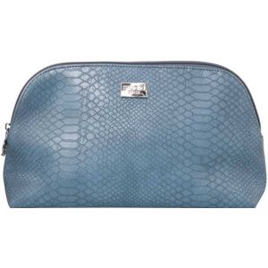 Gillian Jones Cosmetic Bag Blue Snake Art: 10742-13