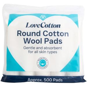 LoveCotton Wattenschijfjes 500 stuks  500 stk.