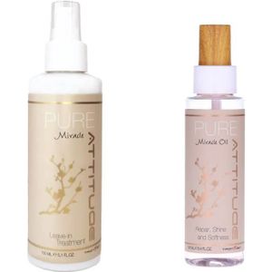 Trontveit Gaveæske - Pure Miracle Leave-In Treatment + Pure Attitude Miracle Oil 250 ml