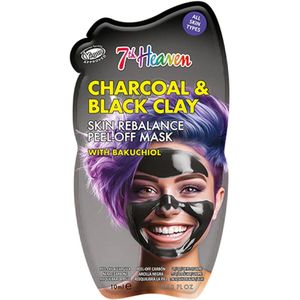 7th Heaven Charcoal & Black Clay Skin Rebalance Peel-Off Mask 15 g