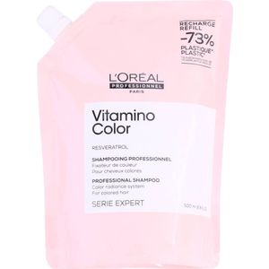 L’Oréal Professionnel Vitamino Color Shampoo Refill – Bescherming en meer glans - Voor gekleurd haar - Navulverpakking 500ml