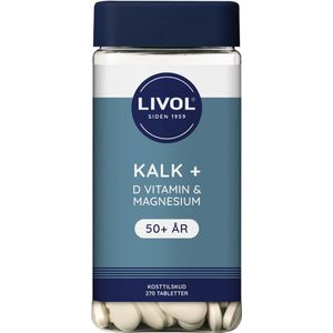 Livol Kalk + D Vitamin & Magnesium  270 stk.