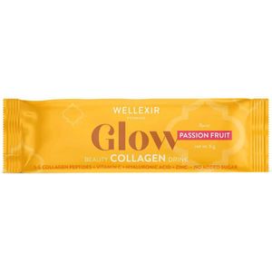 Wellexir Glow Beauty Collagen Drink Passion Fruit 6 g 1 stk.