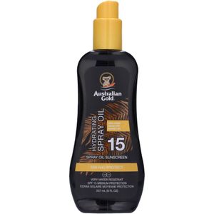 Australian Gold Spray Oil Sunscreen Carrot Oil Formula SPF 15 237 ml