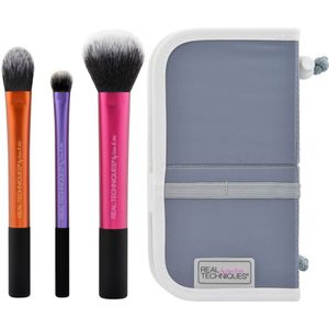 Real Techniques - Travel Essentials - Make-up Kwasten Set - 3 Stuks