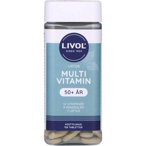 Livol Multivitamin Urter 50+  150 stk.