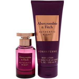 Abercrombie & Fitch Authentic Night Woman Gift Set EDP 50 ml