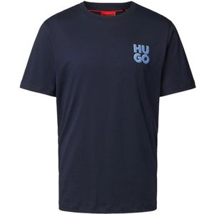 Hugo Dimoniti 10261710 T-shirt Met Korte Mouwen Blauw S Man