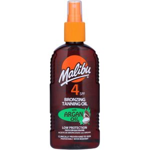 Malibu Bronzing Tanning Oil SPF 4 With Argan Oil 200 ml