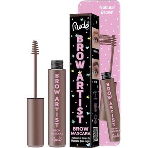 Rude Cosmetics Brow Artist Brow Mascara Natural Brown 3 ml