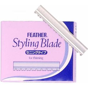 Feather Styling Blade For Thinning TG-10 10stk ref P001082  10 stk.