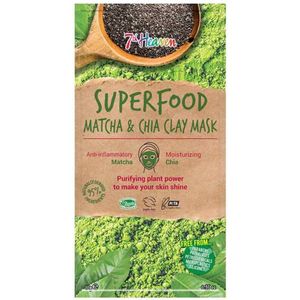7th Heaven Superfood Matcha & Chia Clay Mask 10 g 1 stk.