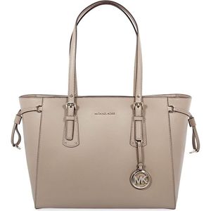 Michael Kors Voyager Medium Leather Tote - Truffle